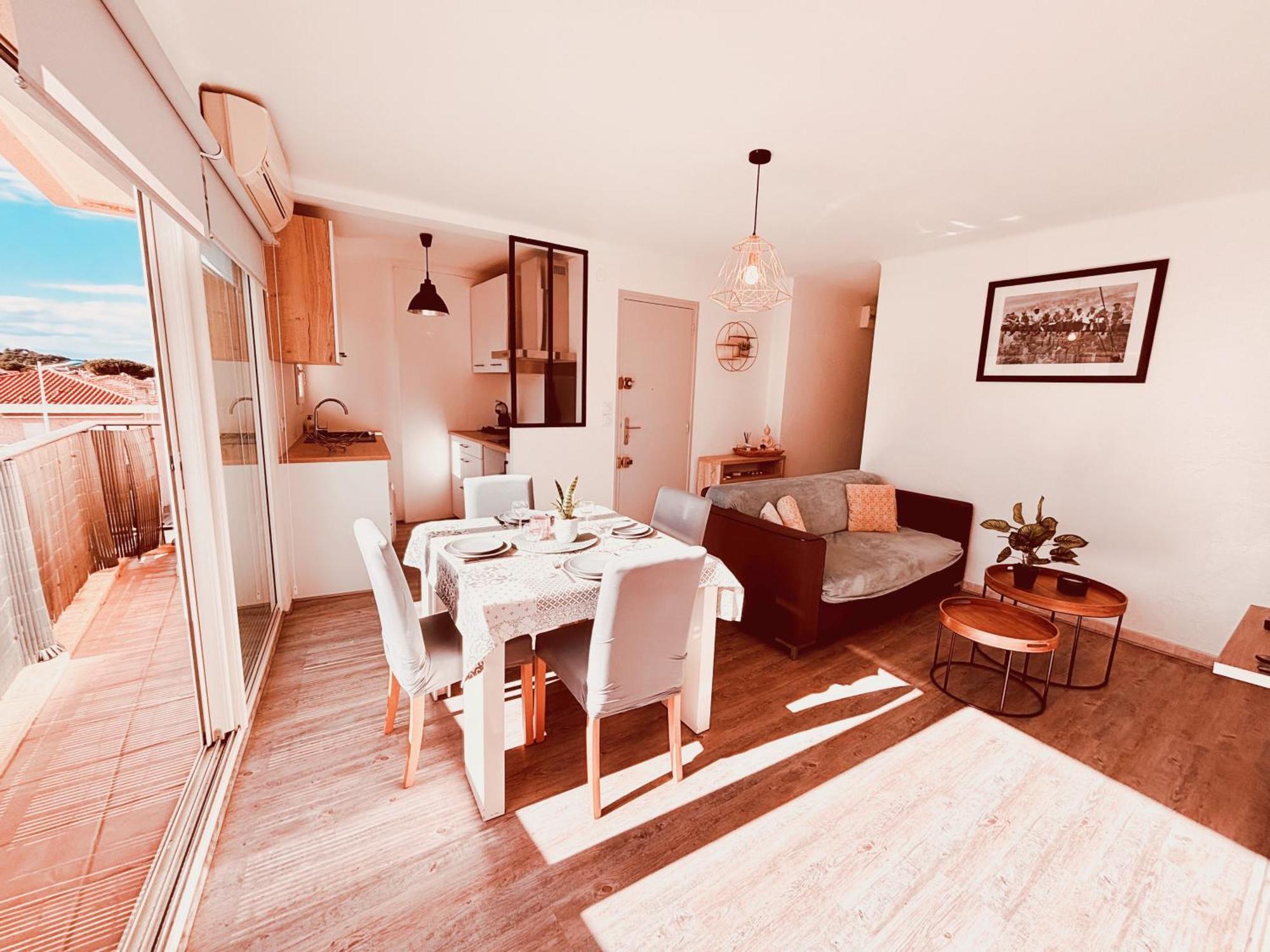 T3 Paisible Tres Proche Plage Canet-en-Roussillon Ngoại thất bức ảnh